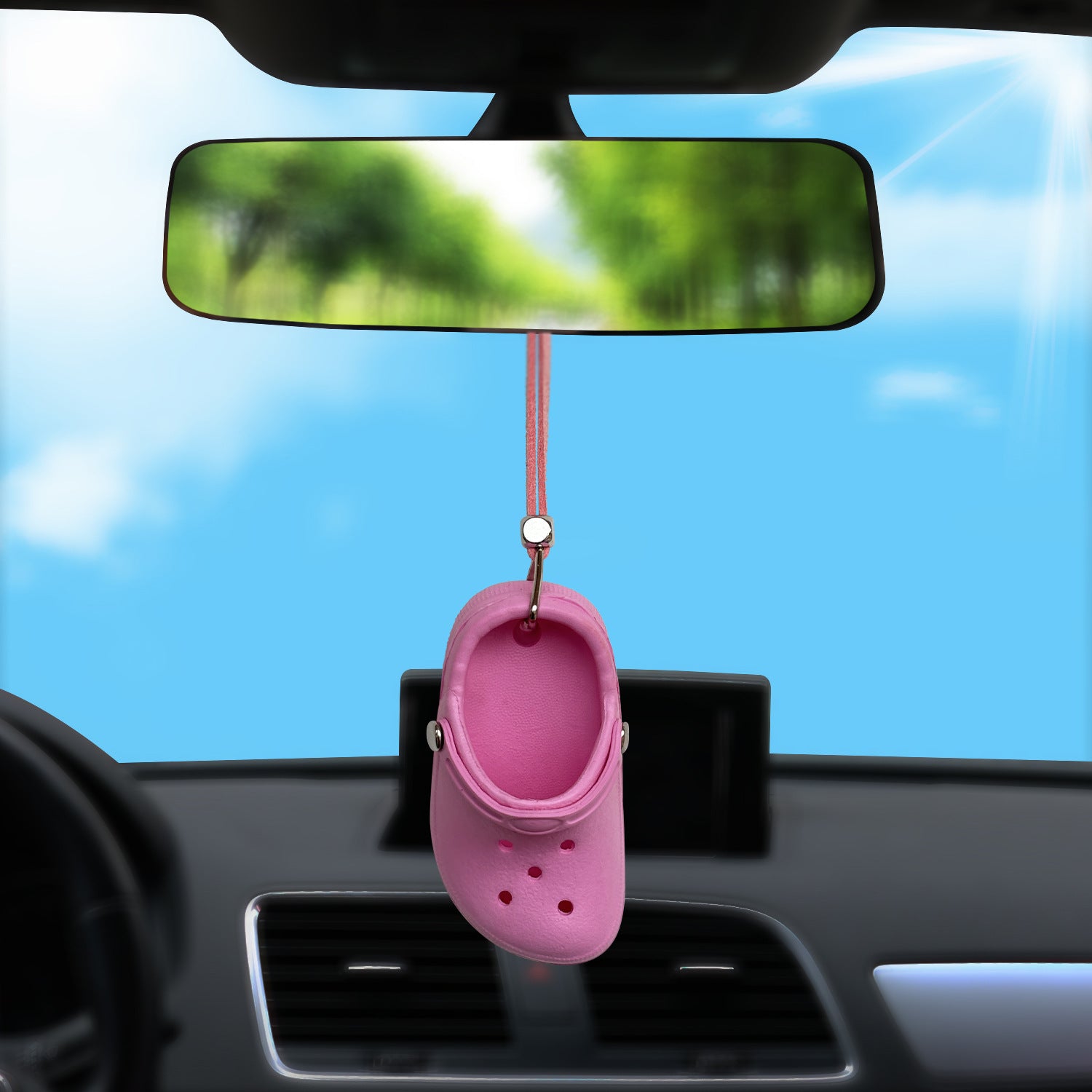 Wholesale  decorative colorful rope pendant car pendant