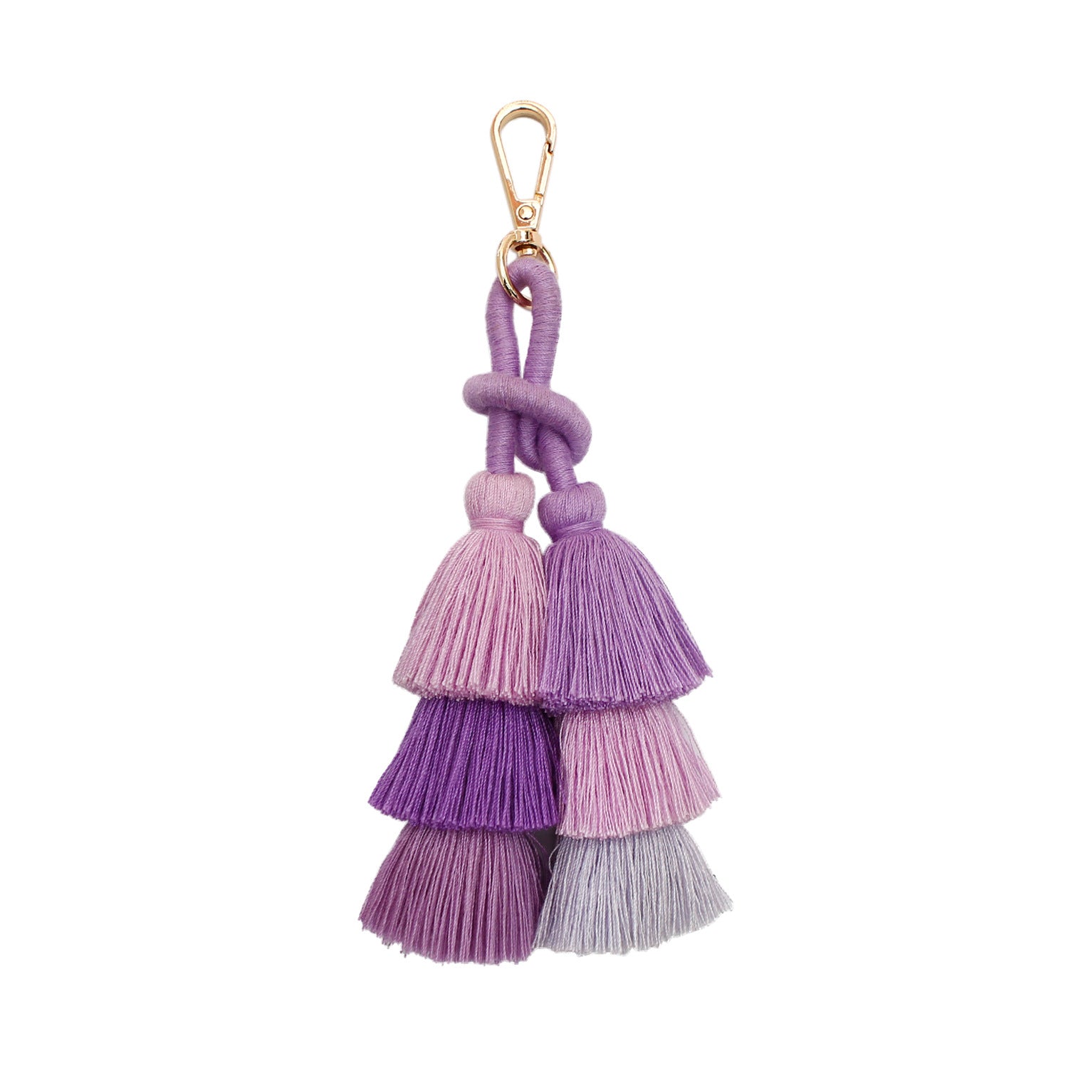 Wholesale Cotton Rope Tassel Handmade Bag Pendant Keychain