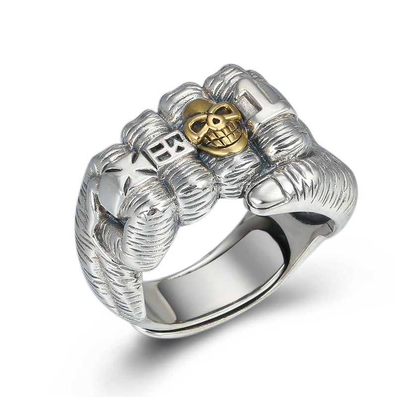 Wholesale Retro domineering fist ring
