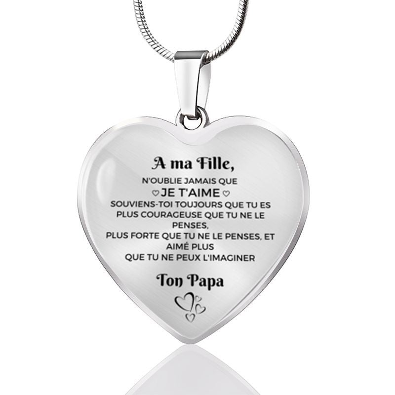 Wholesale Epoxy Film Titanium Steel Necklaces