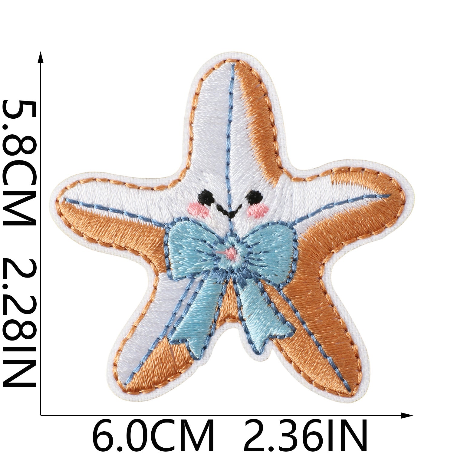 Wholesale Chic Summer Beach Embroidered Patch Iron On Decorative Accent For Clothing Bags Shoes Hats Resale Fashion Accessory