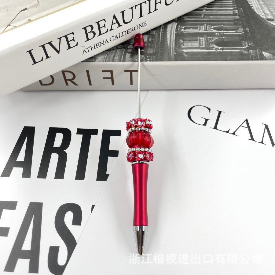Wholesale Cute Petal Beadable Pen Personalized Cartoon Beadable Pens
