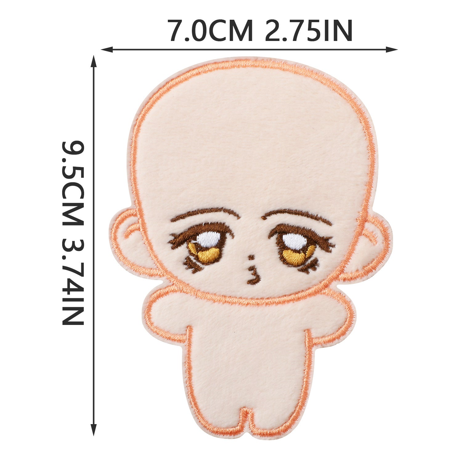 Wholesale Fashion Embroidered Iron On Patches Cozy Woven Doll Design For Jeans Canvas Bag DIY Craft Supply Bag Charm OLY Exclusive