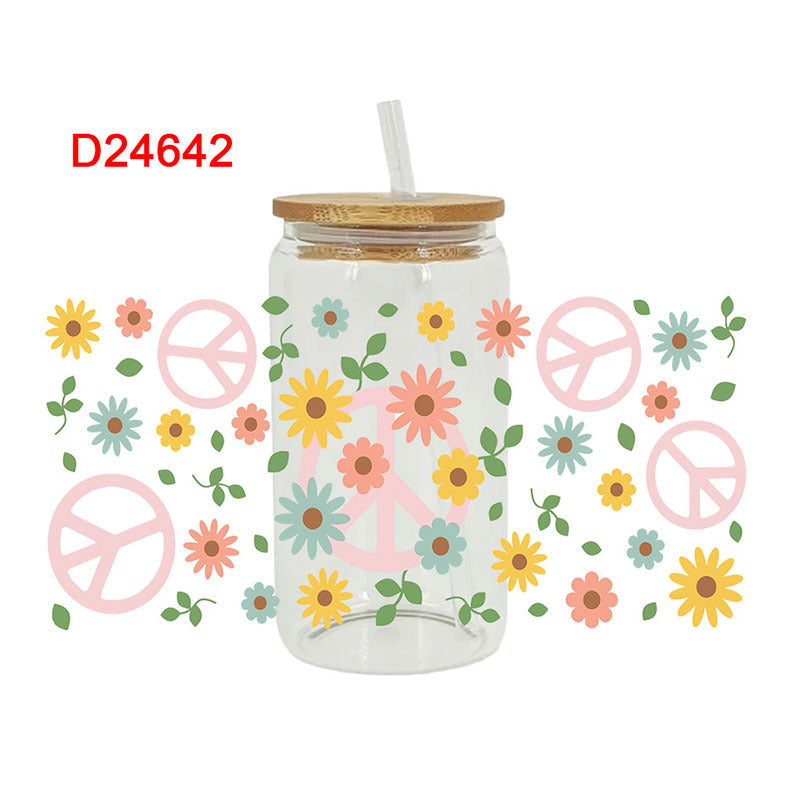 Wholesale UV Transfer Paste Glass Crystal Label Crystal Paste 16OZ UV DTF WRAPS