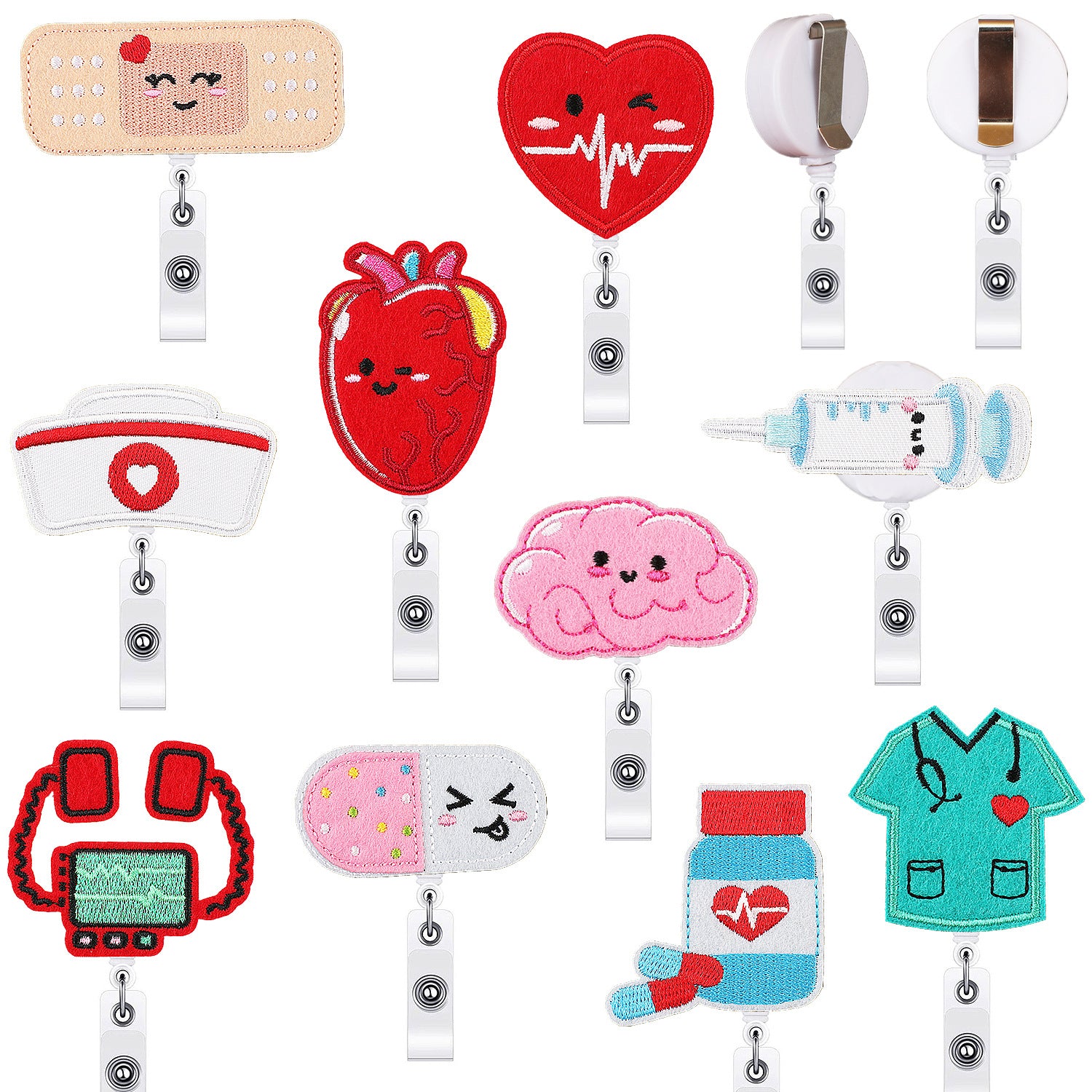 Wholesale Xiao Tian Medical Supplies Easy Pull-up Buckle Embroidered Cloth Sticker
