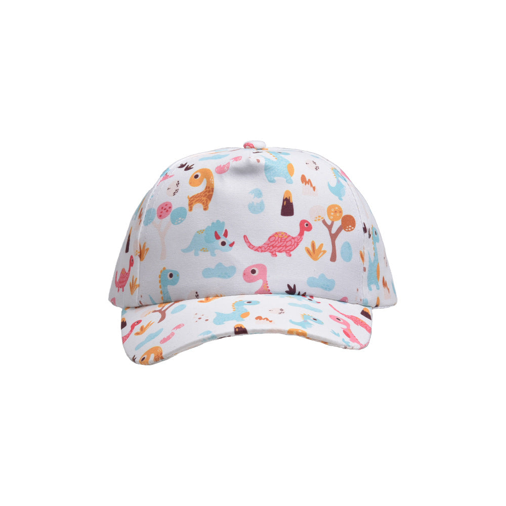 Wholesale children's hat little dinosaur small crocodile small sailing boy peaked cap baby baseball cap sun protection hat