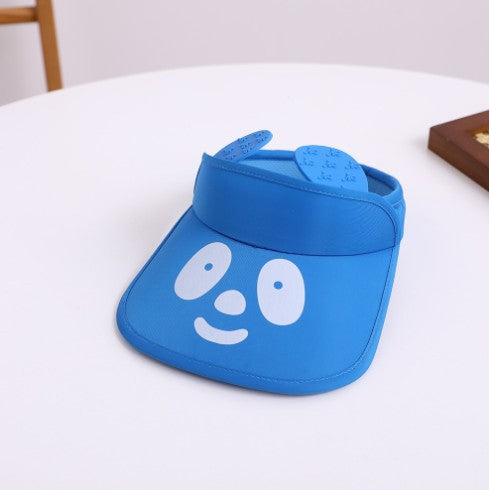 Wholesale Summer Children's Cotton Cartoon Panda Empty Hat