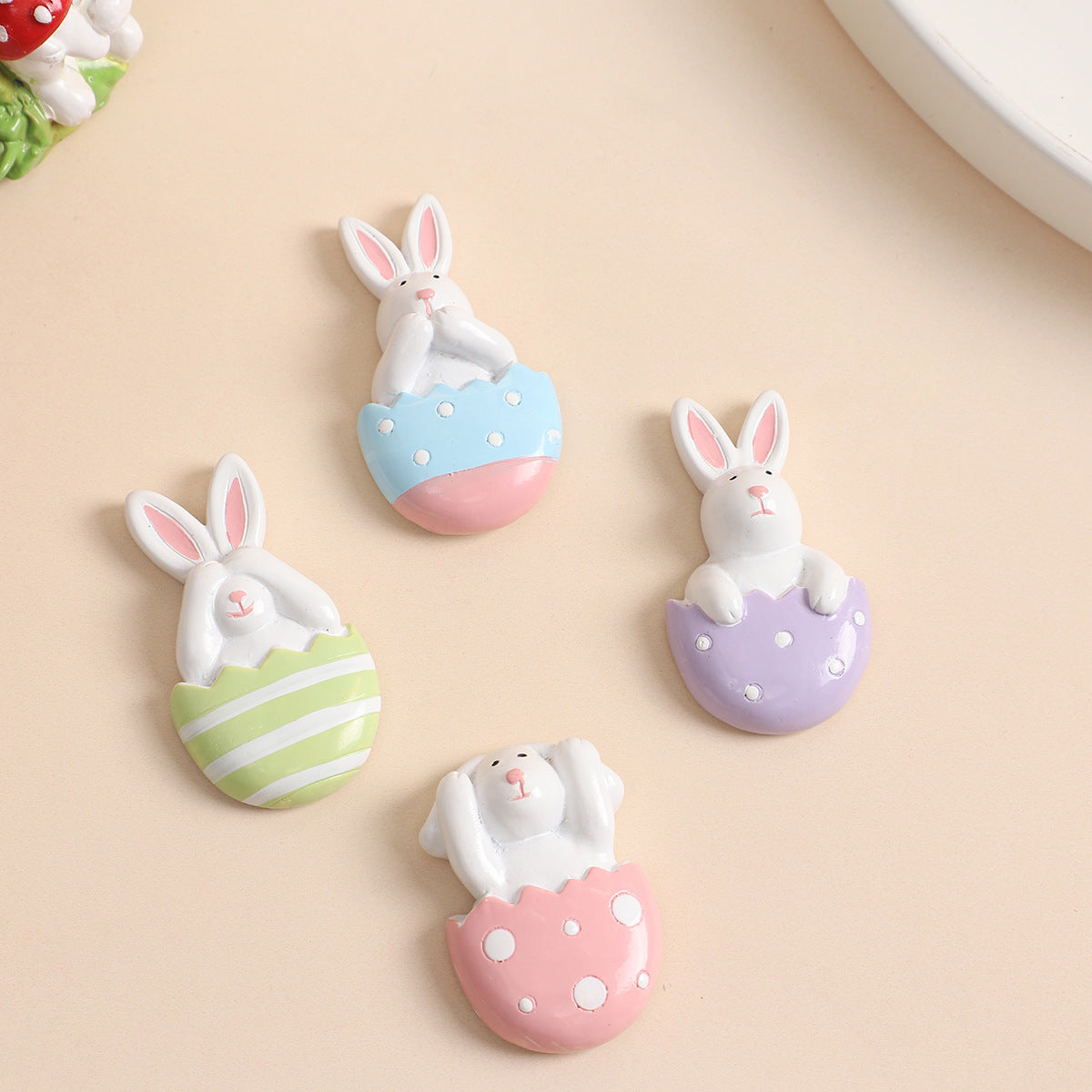 Wholesale Easter Decorations Mini Easter Bunny Easter Egg Fridge Magnet