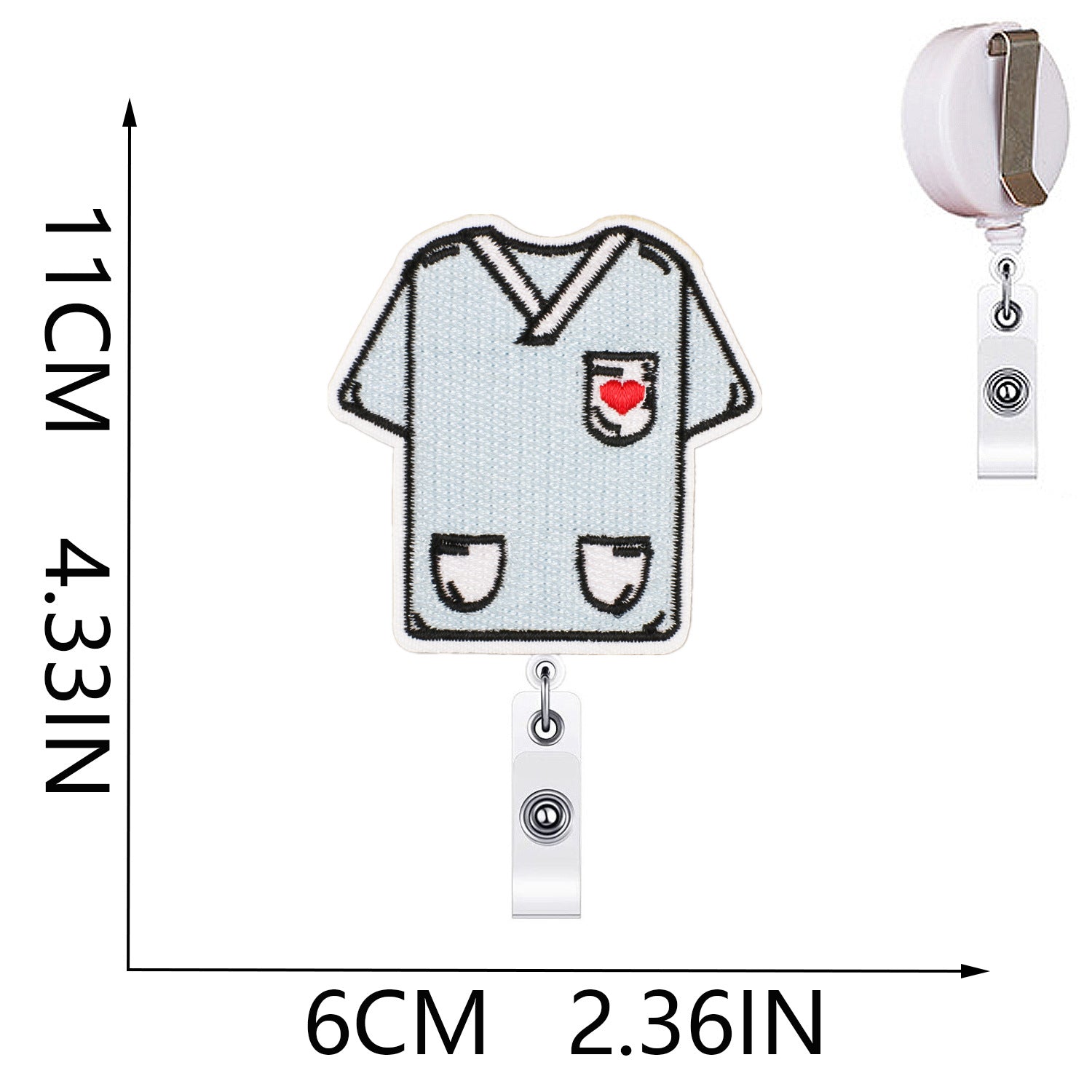 Wholesale medical embroidery cloth stickers