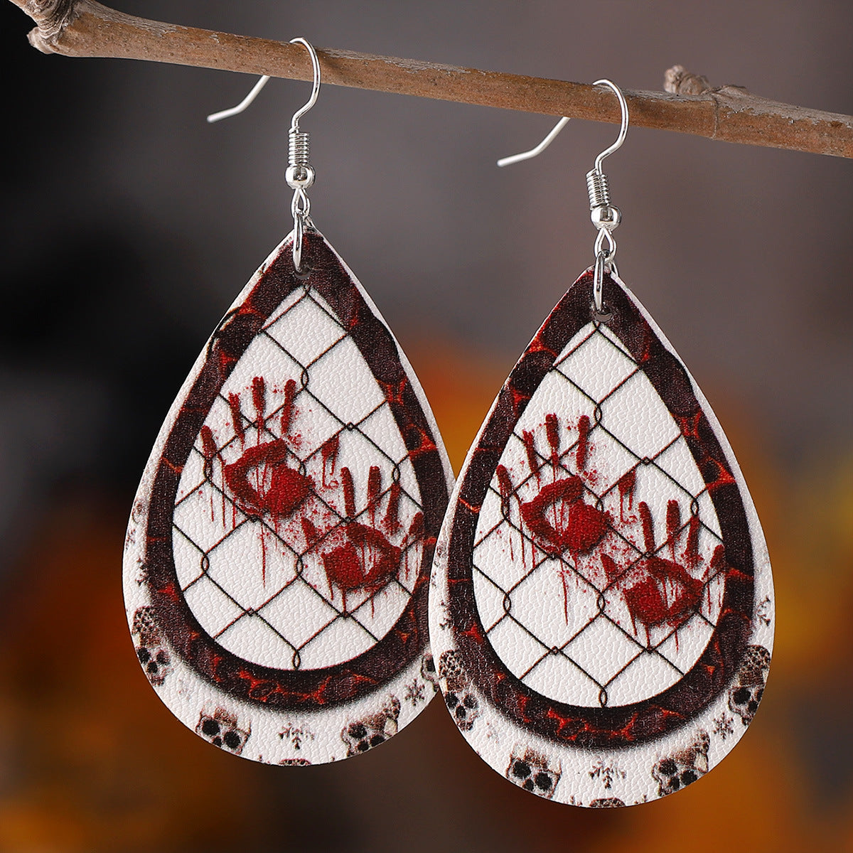 Wholesale  Gothic Leather Earrings