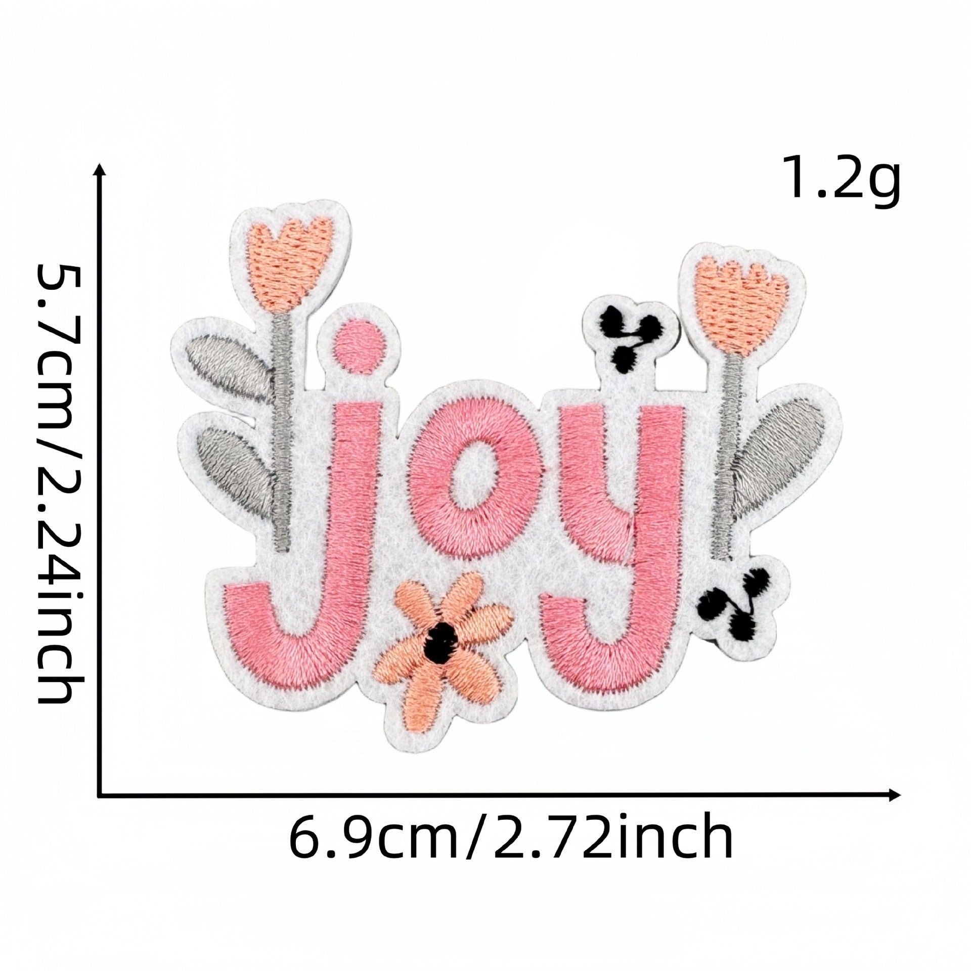 Wholesale Colorful English Letter Embroidered Iron On Patch Stylish Backpack Travel Decoration Gift