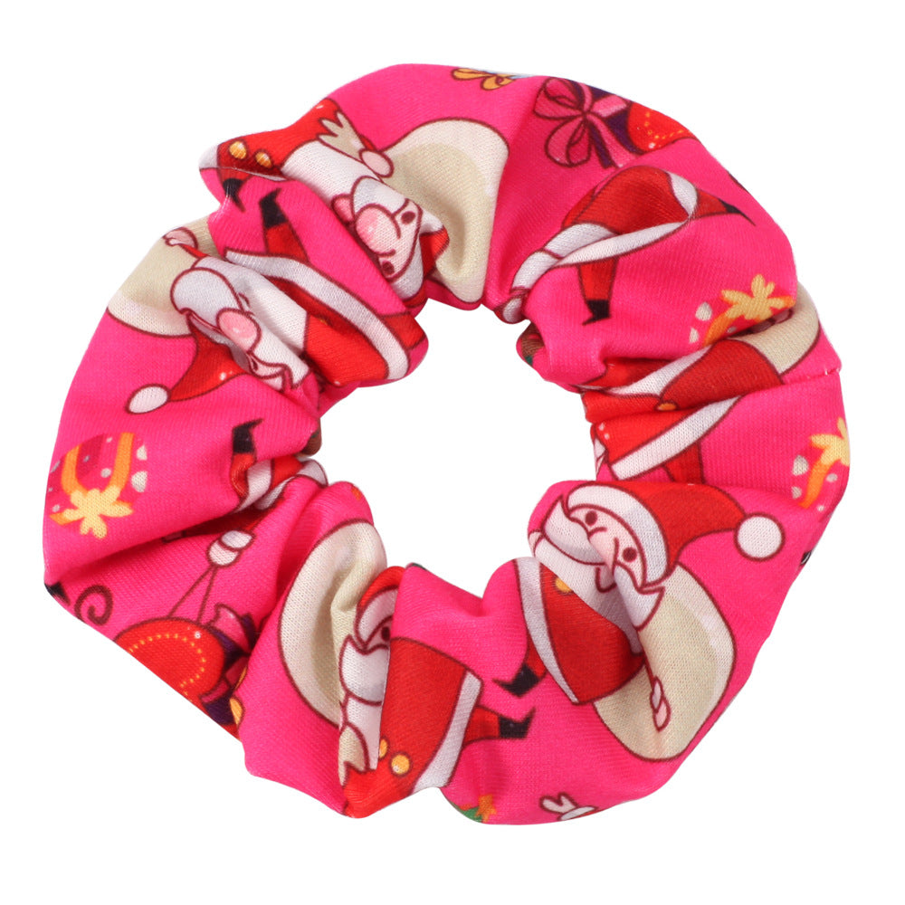 Wholesale Christmas Snowman Bell Santa Claus Deer Antler Hat Large Intestine Hairband
