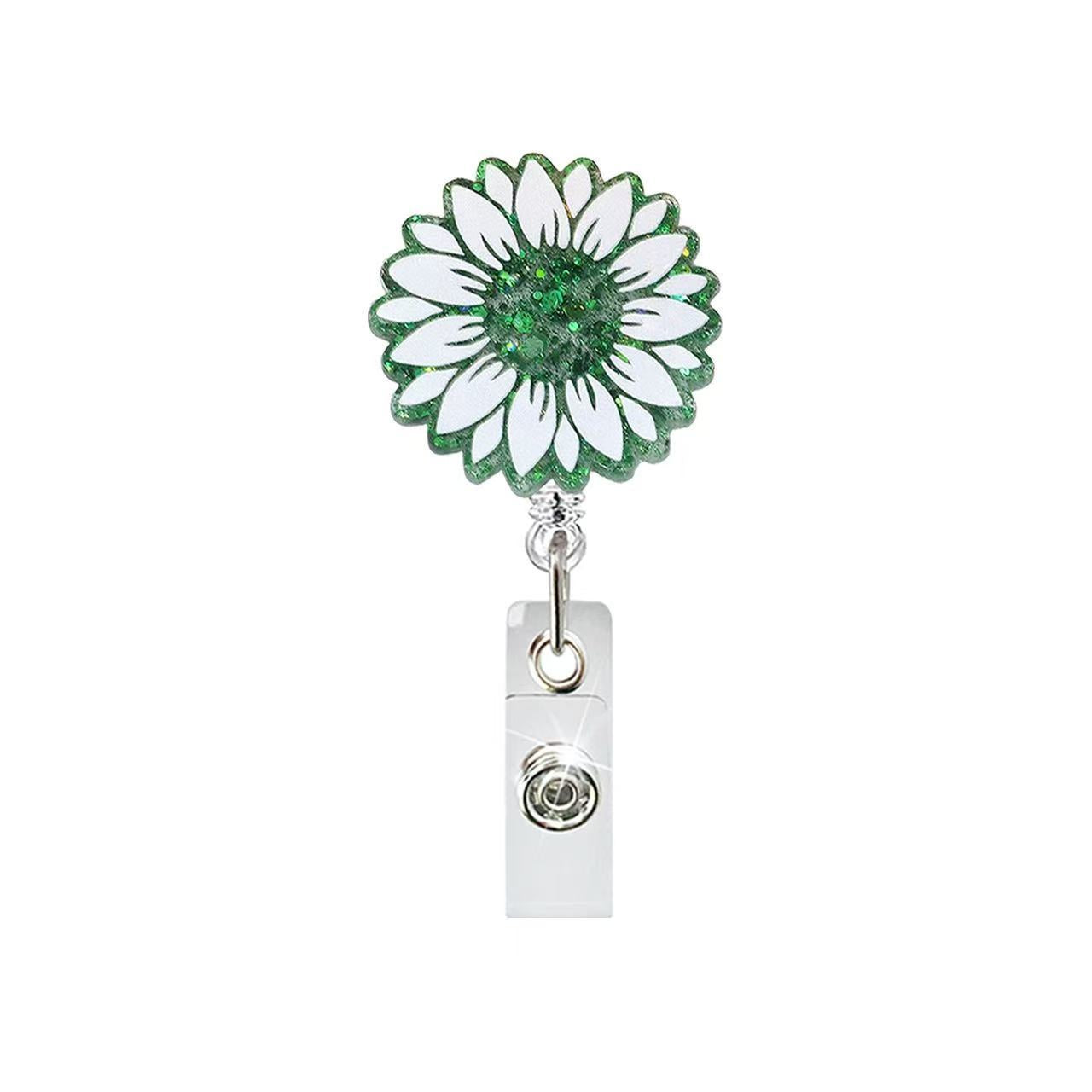 Wholesale Colorful petals sunflower flowers Badge Reels
