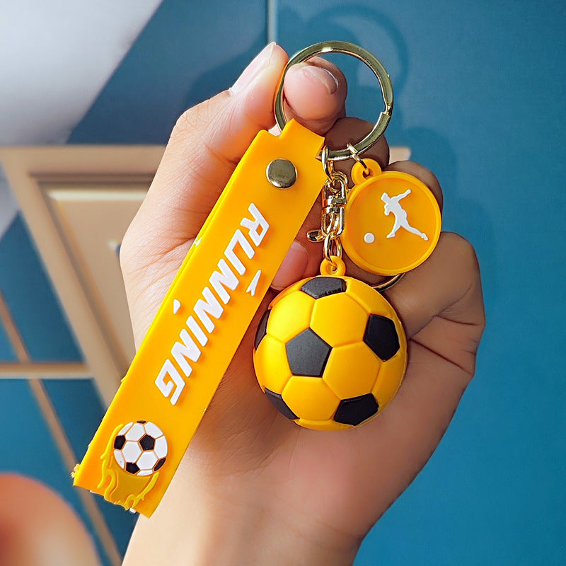Wholesale Simulated football keychain bag pendant