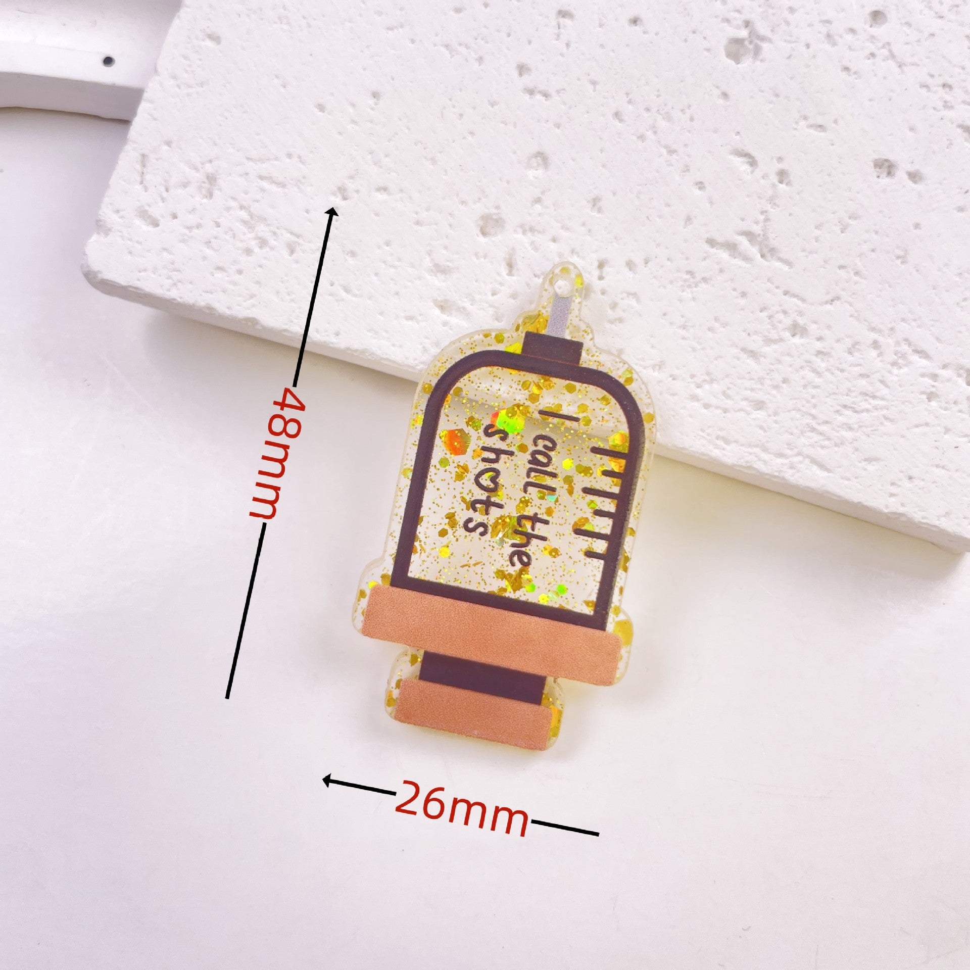 Wholesale 10pcs Glitter Acrylic Cartoon Organ Nurse Day Accessories