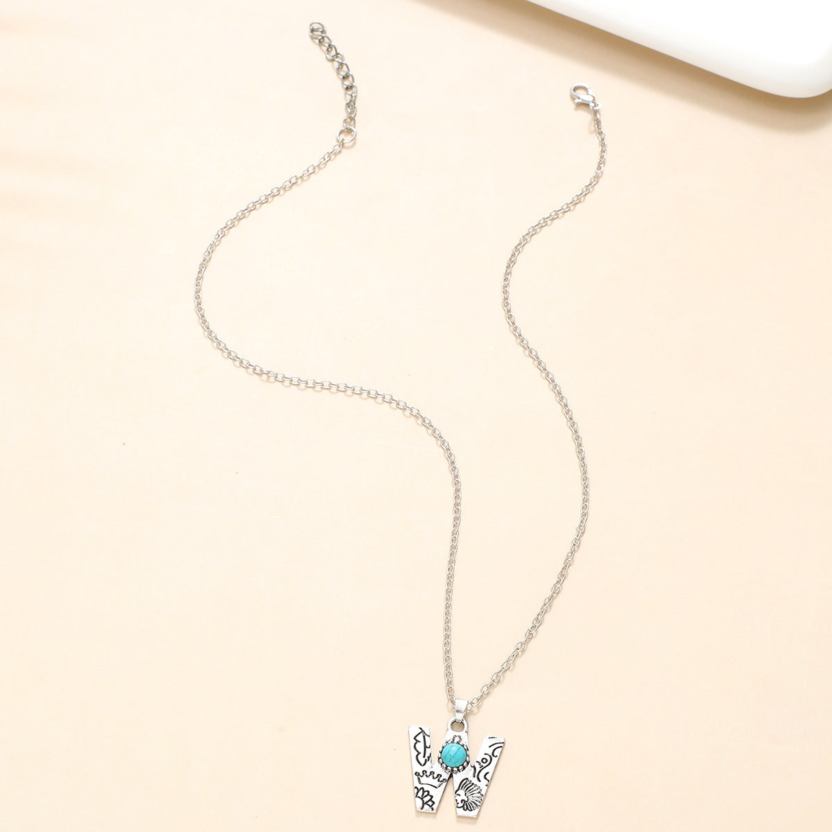 Wholesale Alloy English letter necklace western style