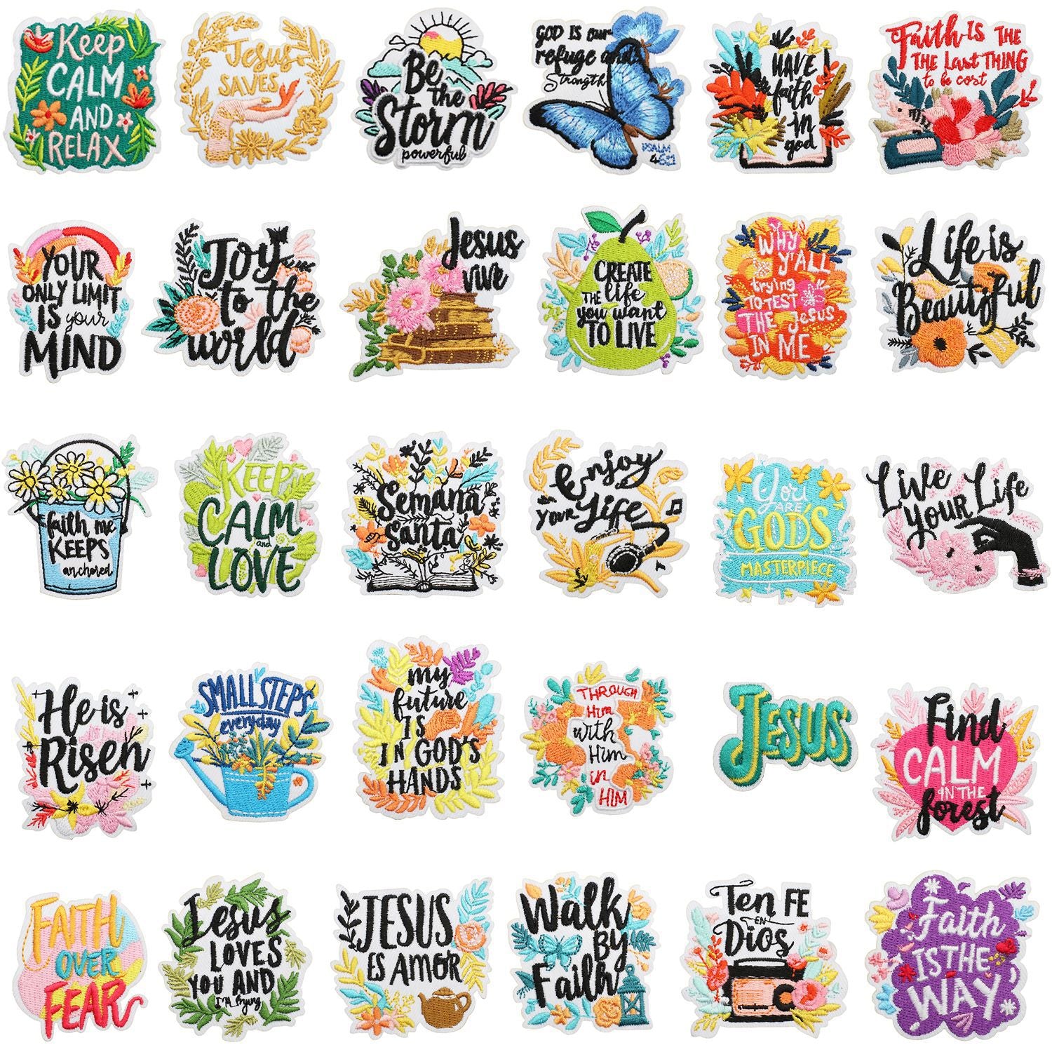 Wholesale Inspirational Embroidered Patch