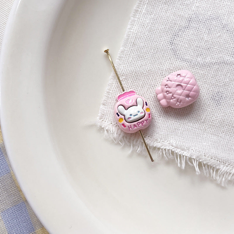 Wholesale 10pcs Cartoon Cute Dog Cute cartoon dog paw print Beads