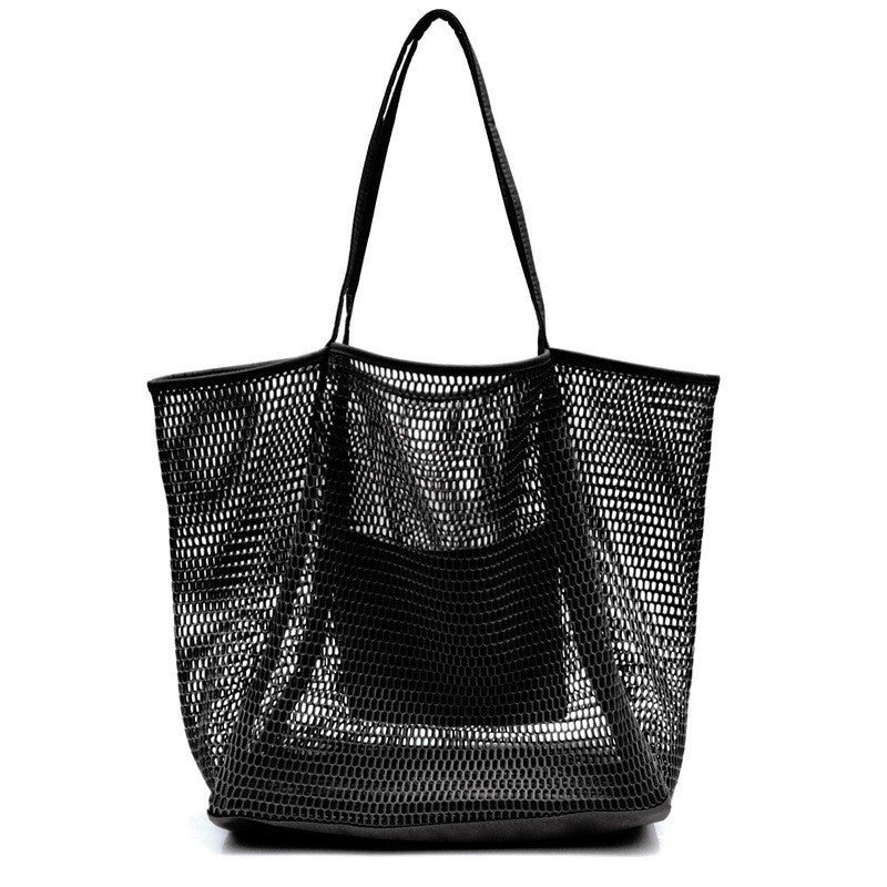 Wholesale Multifunctional beach large capacity versatile casual daily outing single shoulder storage net bag