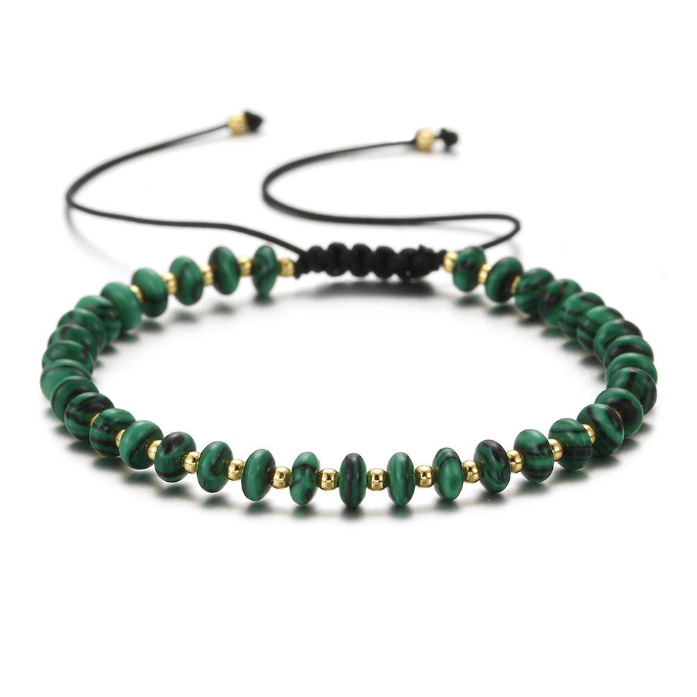 Wholesale Hand Woven Natural Stone Bracelet