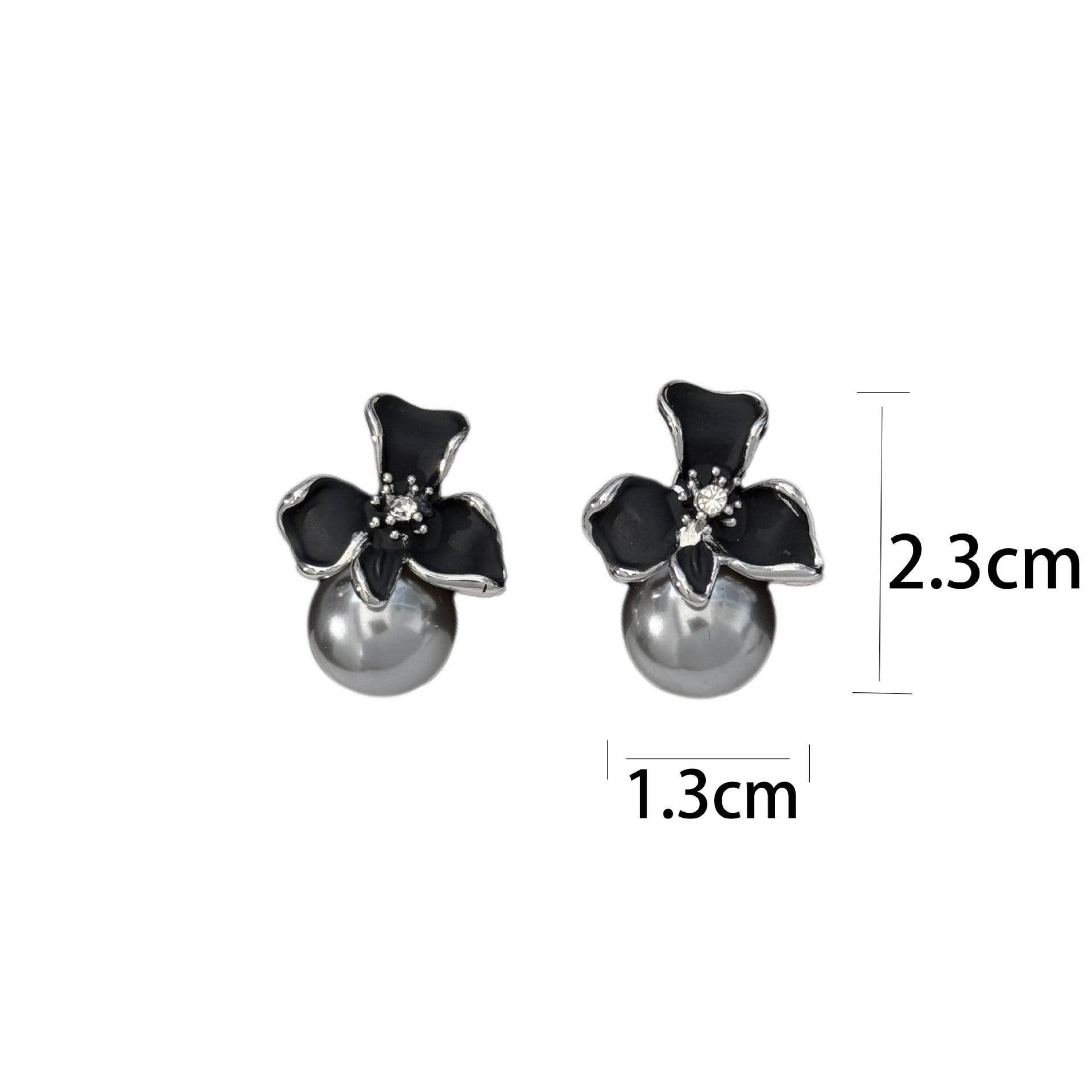 Wholesale Flower Pearl Earrings For Women Chic Alloy Electroplated Design Trendy Fashion Accessory For Party And Everyday Wear