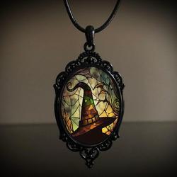 Wholesale Vintage Gothic style bat castle crow cross blood black cat church cemetery vampire vintage necklace