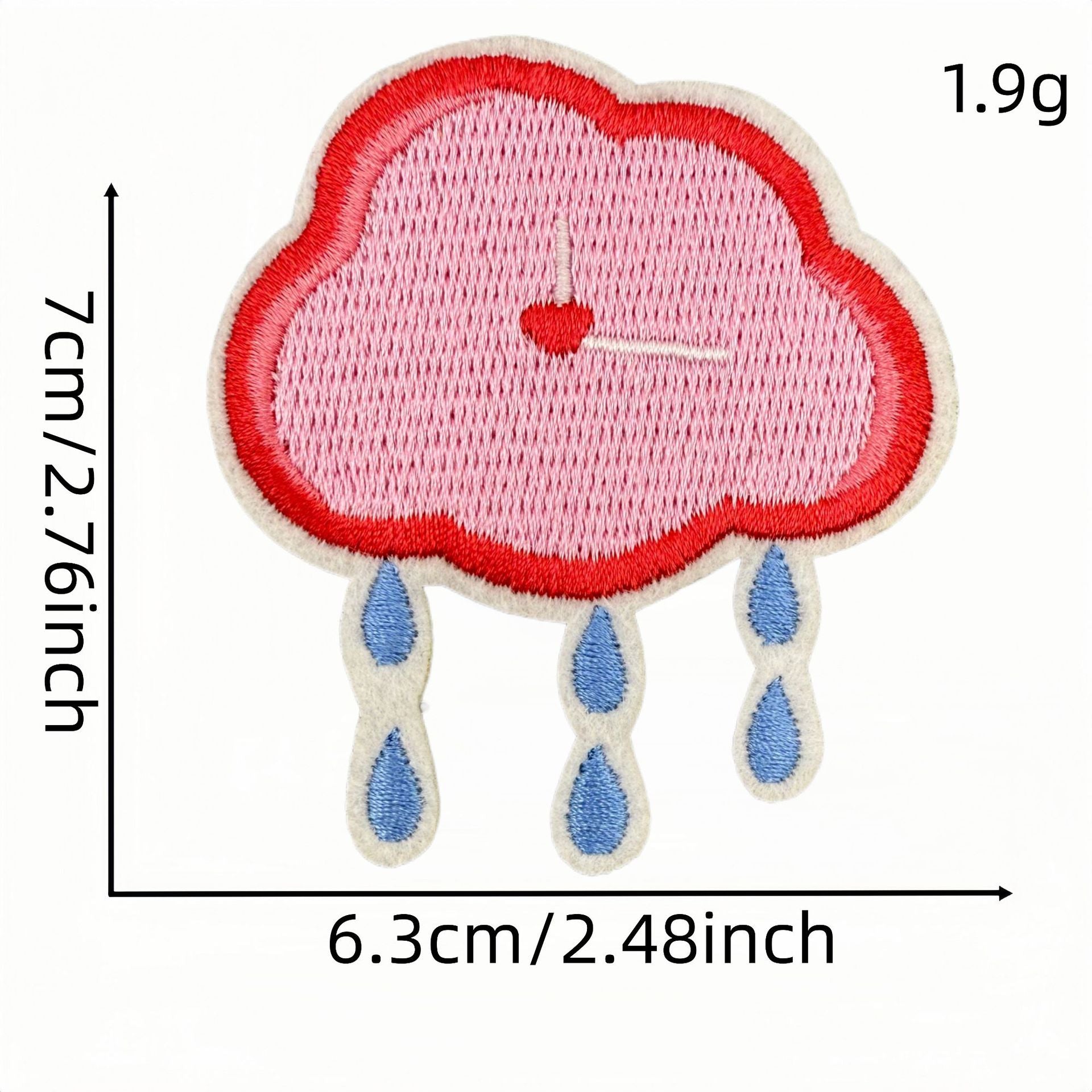 Wholesale Polyester Iron On Embroidered Patches Cartoon  Series DIY Craft Supply Fashion Accessory