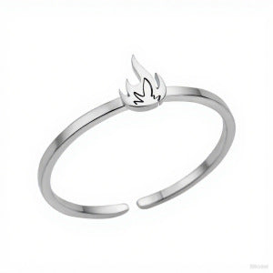 Wholesale Stainless Steel Ring Cross Couple Ring Heart-Shaped