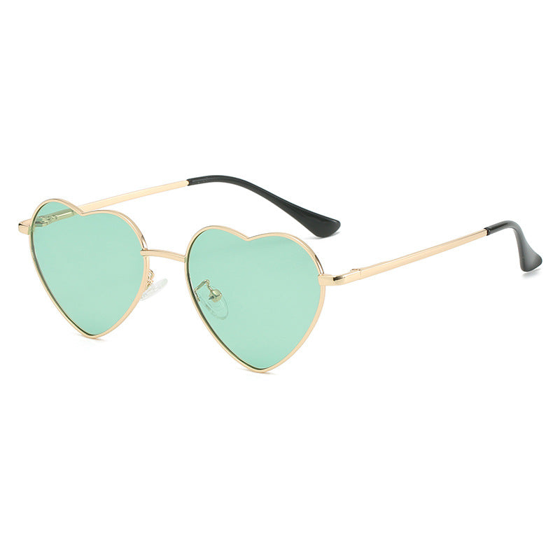 Wholesale PC Metal Retro Love Sunglasses