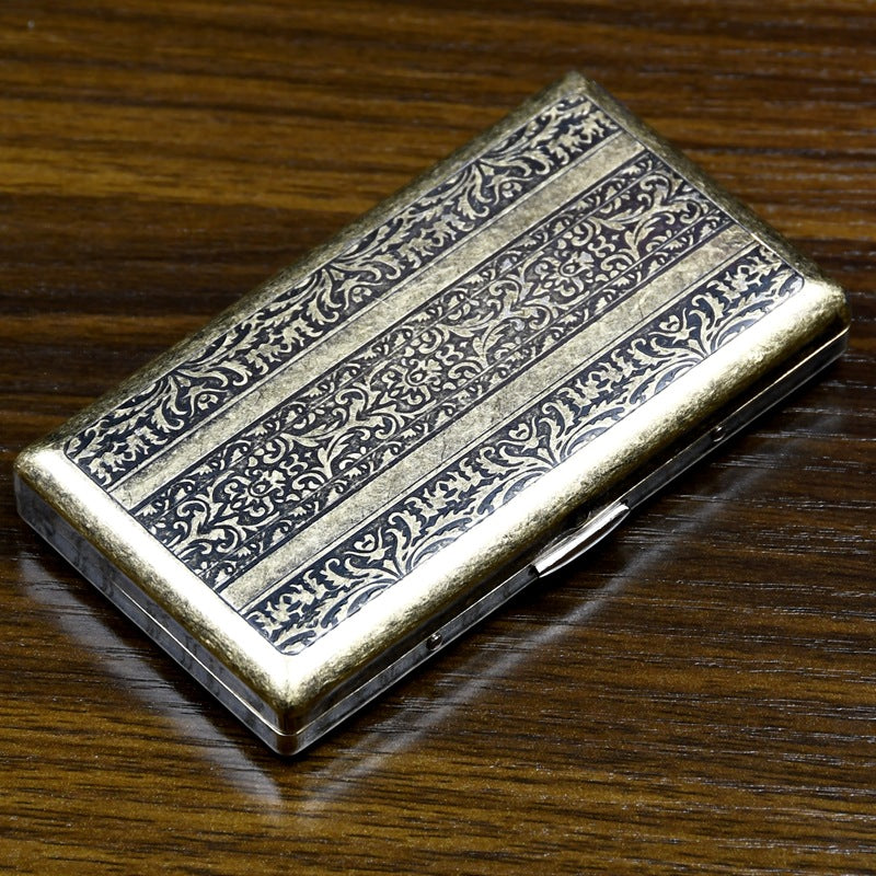 Wholesale 20 Pack Thin Creative China-Chic Bronze Cigarette Boxes