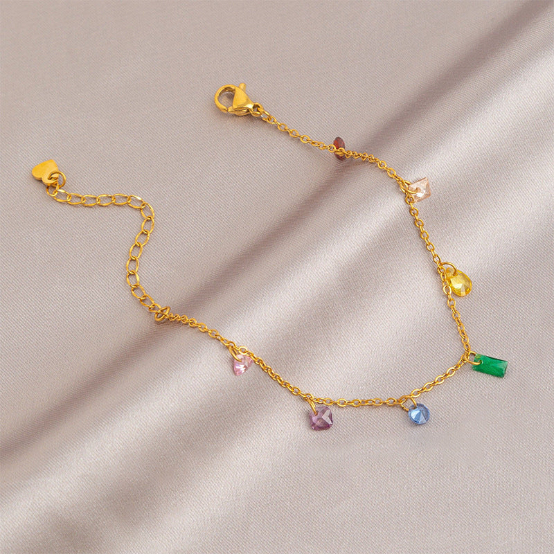 Wholesale Sense Golden Double-sided Butterfly Bracelet