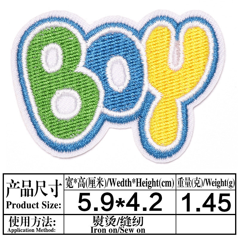 Wholesale Felt Cartoon Iron On Patches Set Of 13 For Jeans DIY Accessory