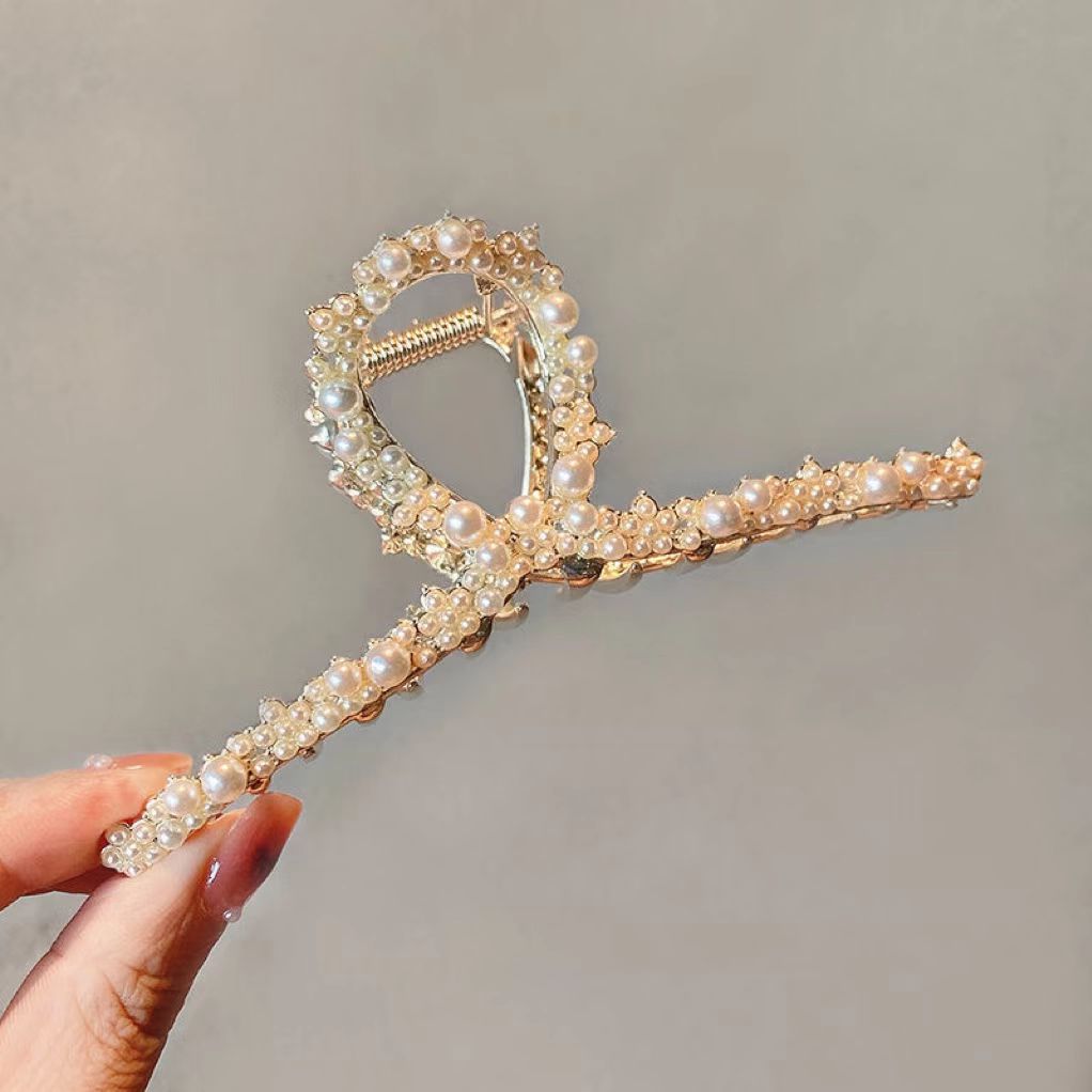 Wholesale Alloy Pearl Cross Pearl Clip