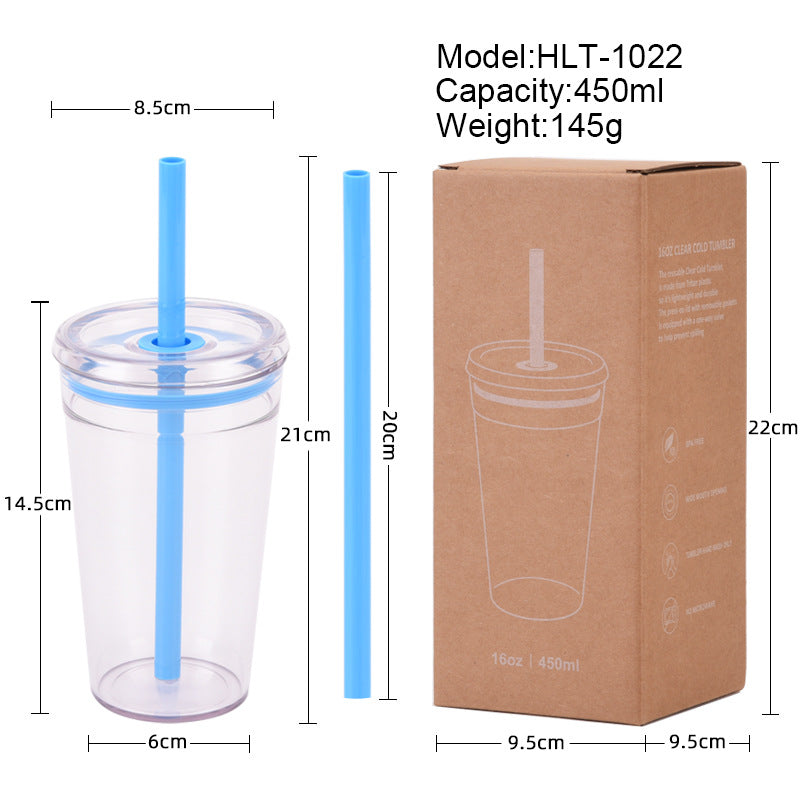 Wholesale Candy colored straw water cup