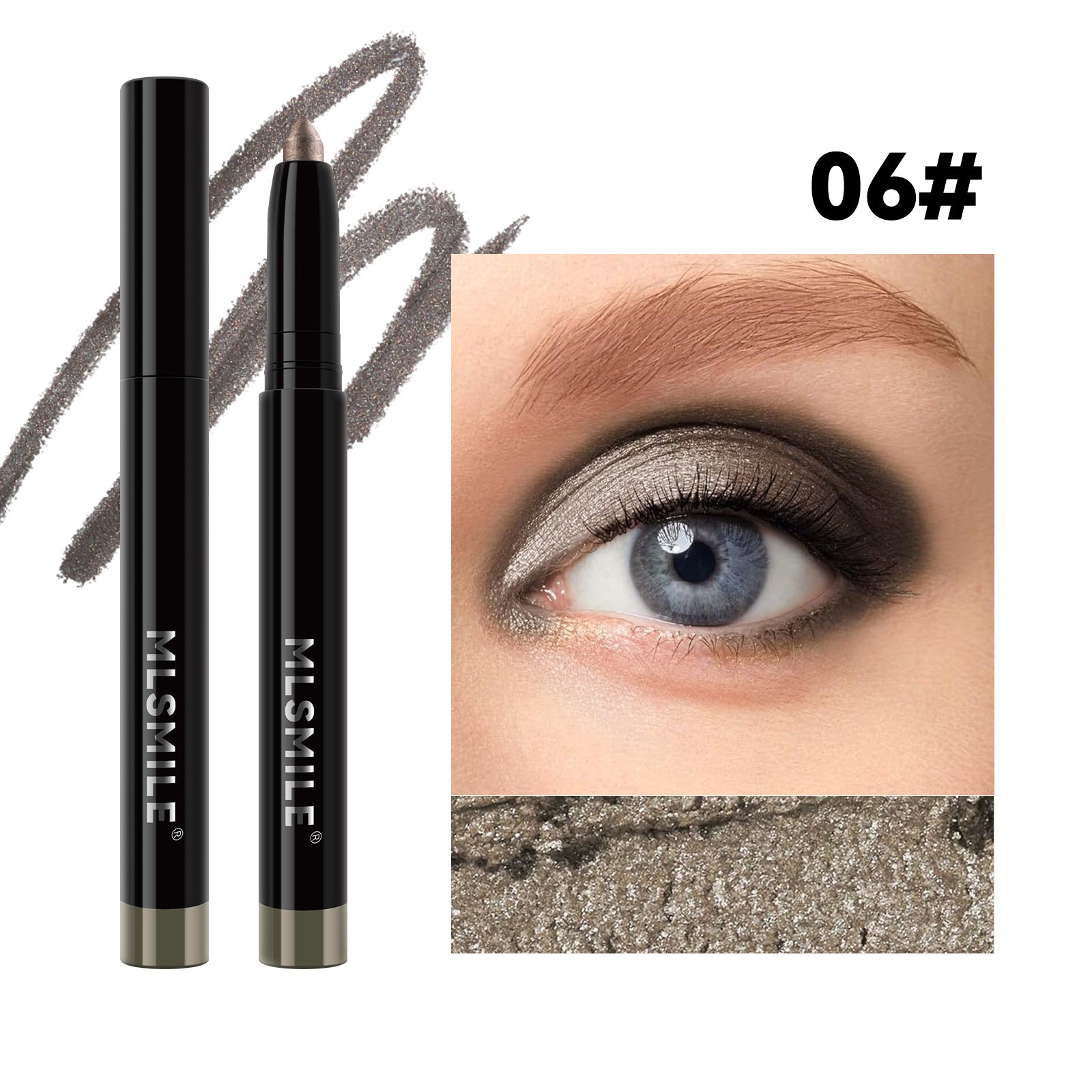 Wholesale MLSMILE Waterproof and Smudge-proof Eyeliner with Pencil Sharpener