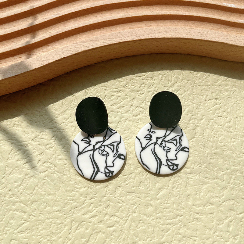 Wholesale of Autumn and Winter Clay Soft Ceramic Earrings