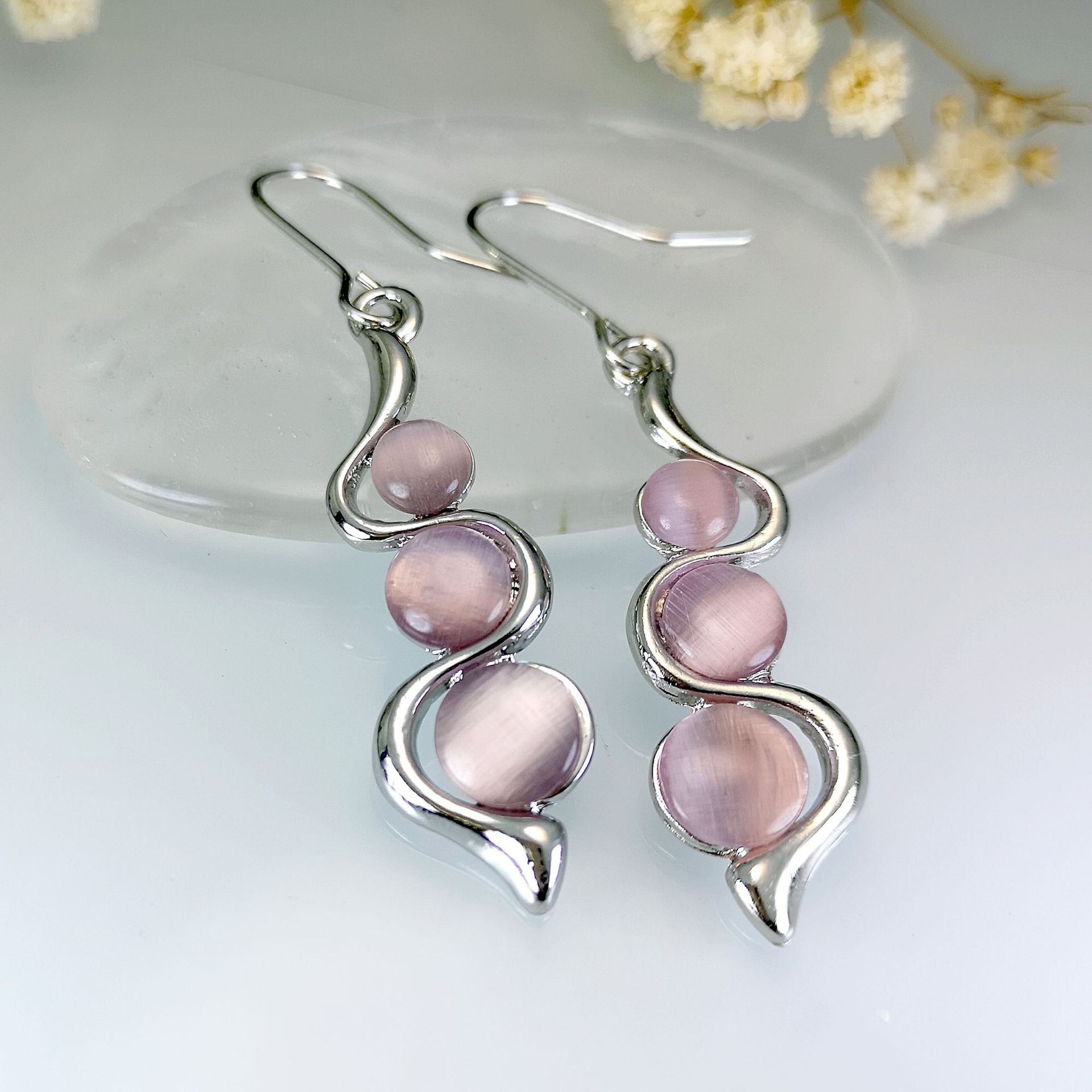 Wholesale Bohemian wavy earrings