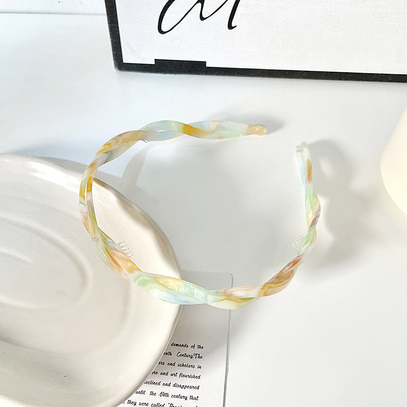 Wholesale Summer Fine Color Acetate Headband