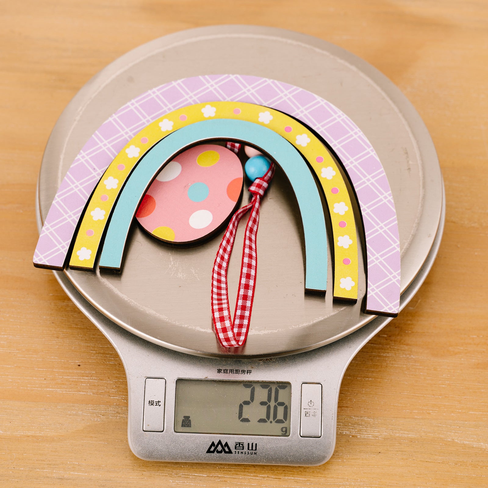 Wholesale Easter Wooden Rabbit Egg Hanging Accessories