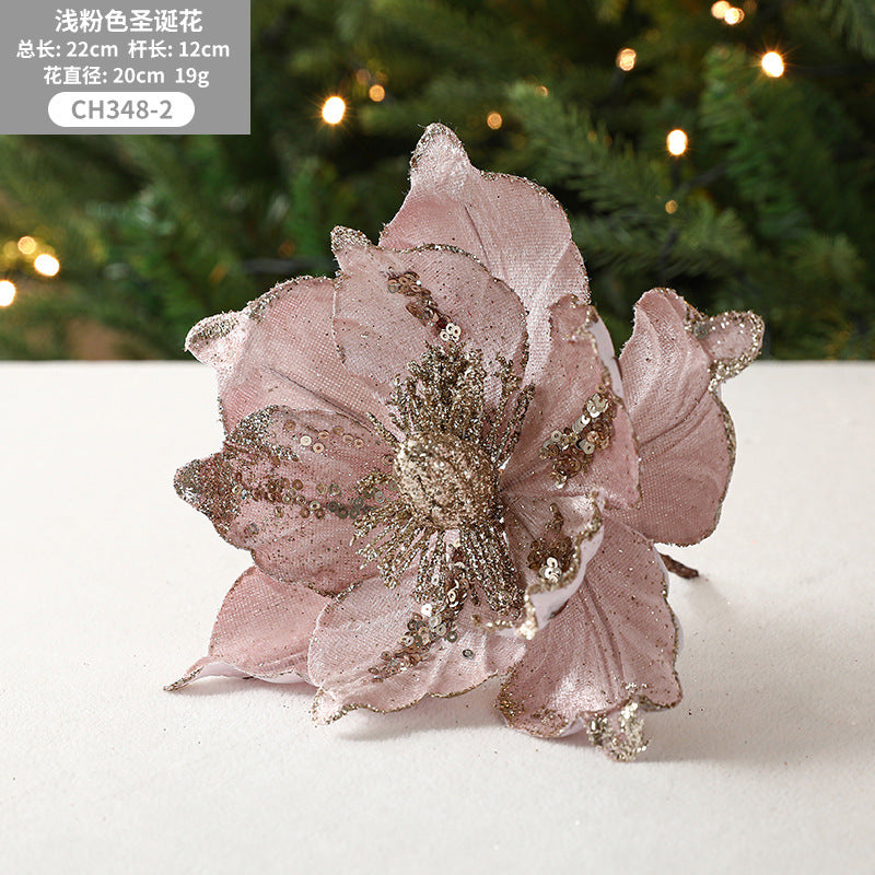 Wholesale Artificial Flower Everlasting Flower Ornaments Christmas Tree Decorations
