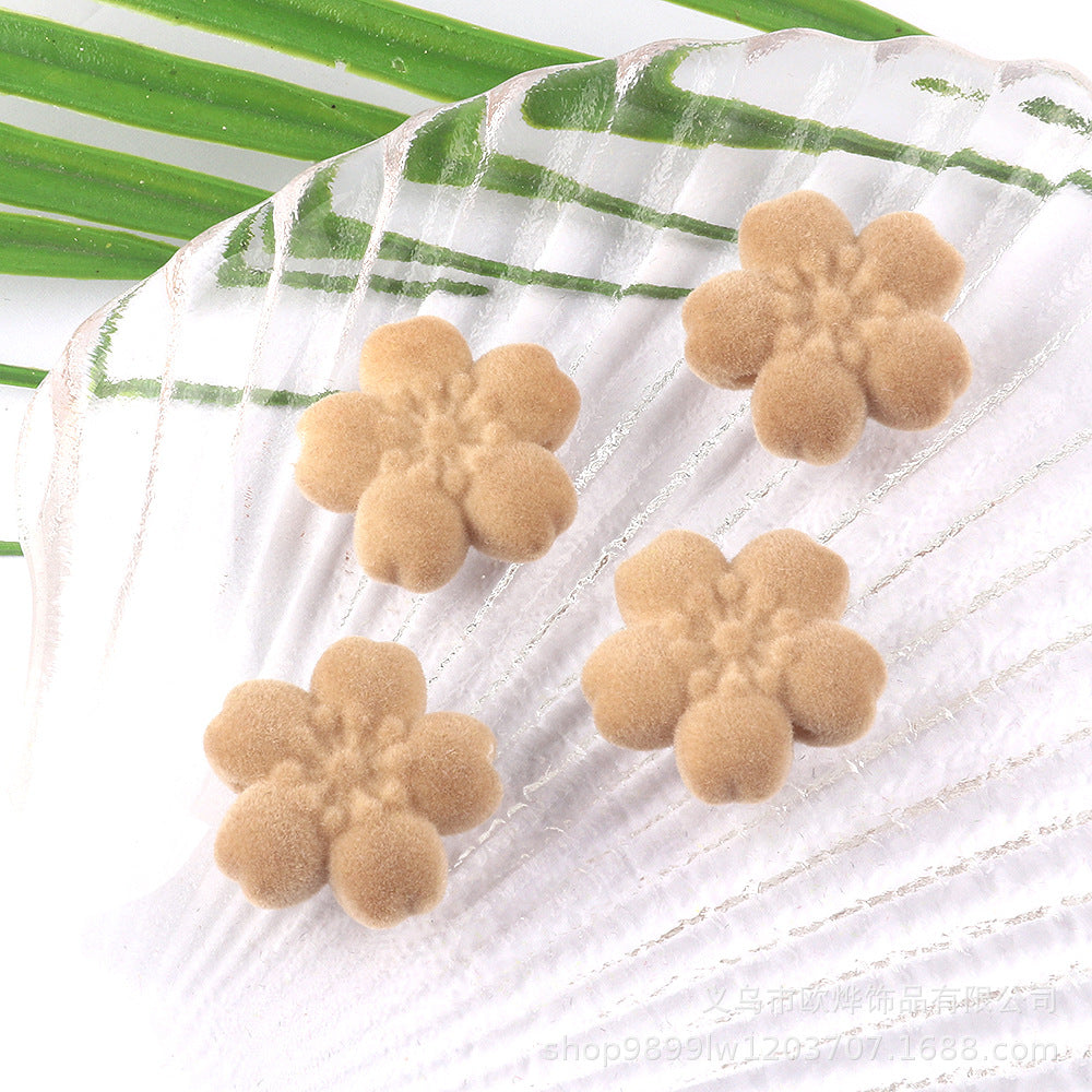 Wholesale 50pcs Clouds  flowers and colors Acrylic Beads
