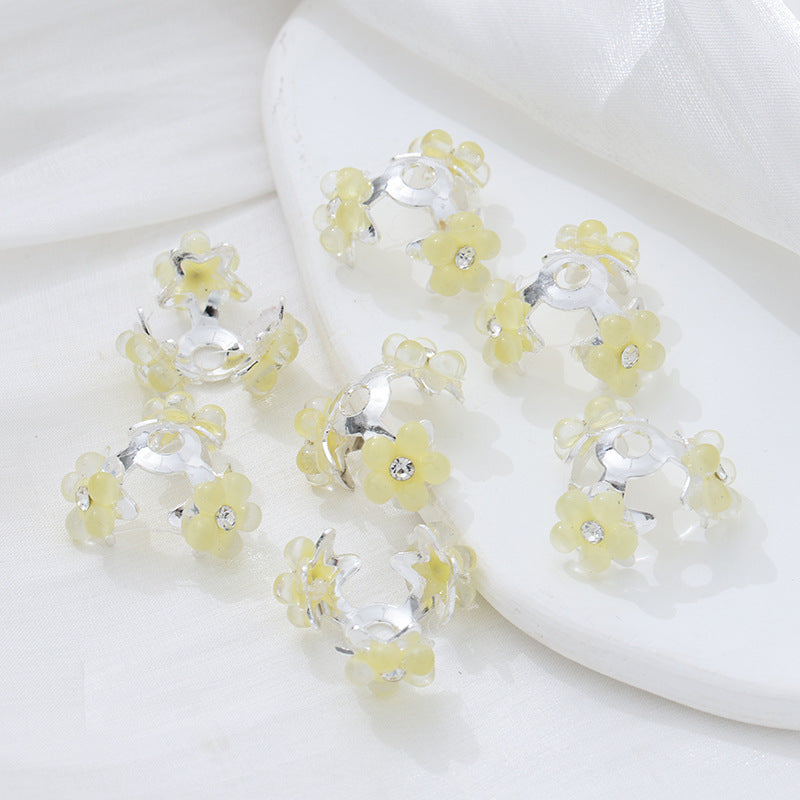 Wholesale 10pcs Five pointed star flower tray Beads