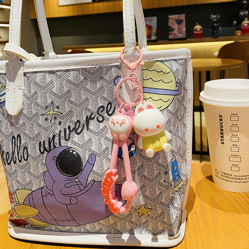 Wholesale Cartoon Rabbit Silicone Keychains