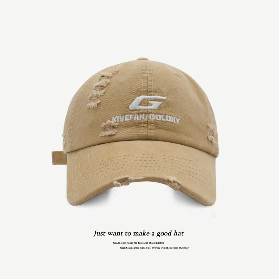 Wholesale Embroidered Hole G Letter All-match Baseball Cap