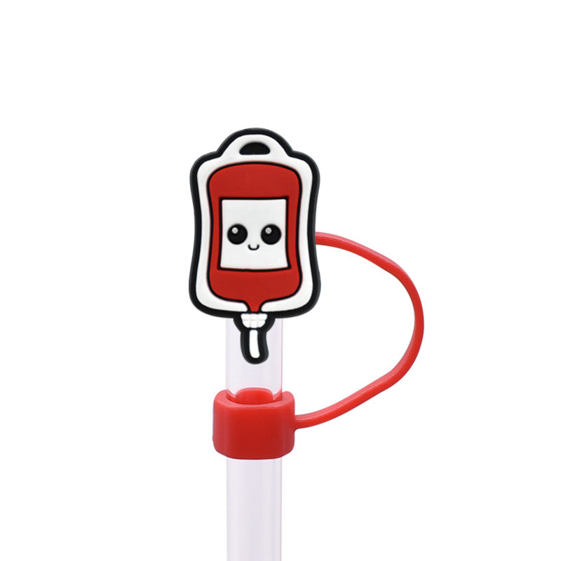 Wholesale  Random 100pcs/pack    Medical dust plug  straw cap  Straw Tube Cap