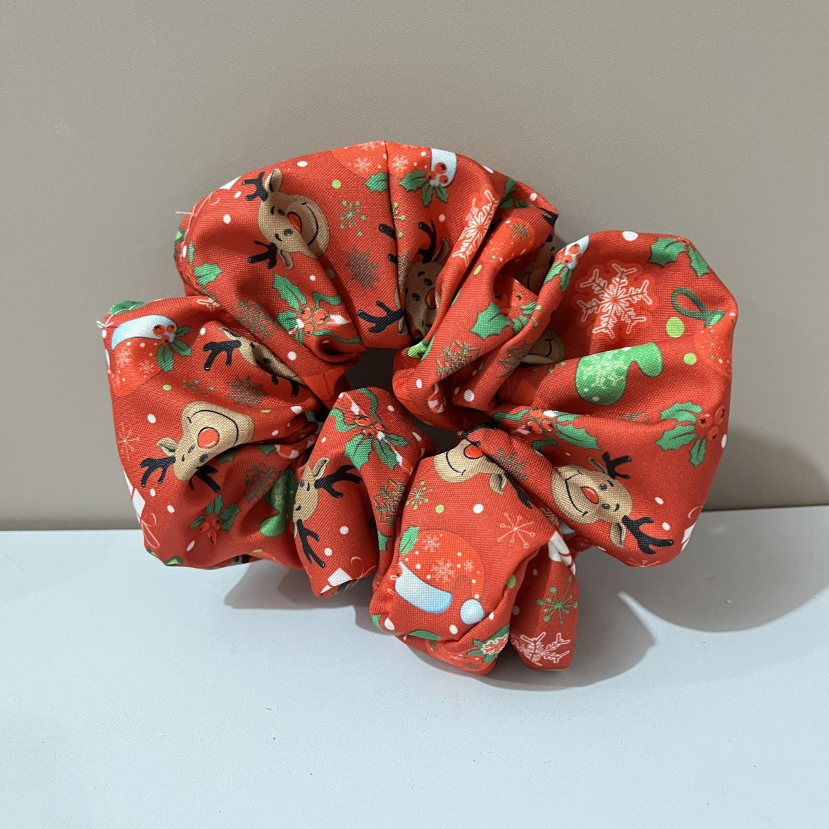 Wholesale Fabric Knotted  Gift Pine Tree Snowflake Striped Plaid Bow Hairband