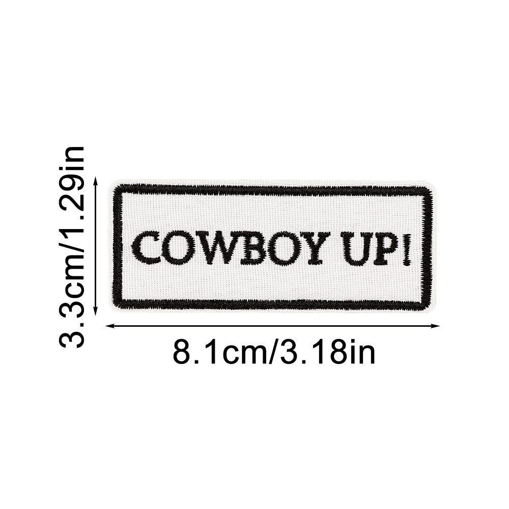 Wholesale American Western cowboy themed embroidered patch