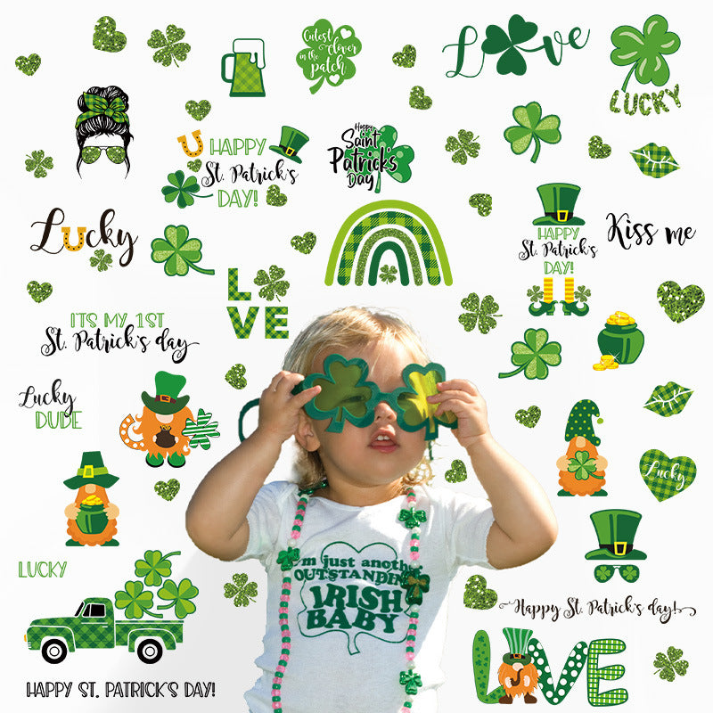 Wholesale St. Patrick's Day Window Stickers Decoration