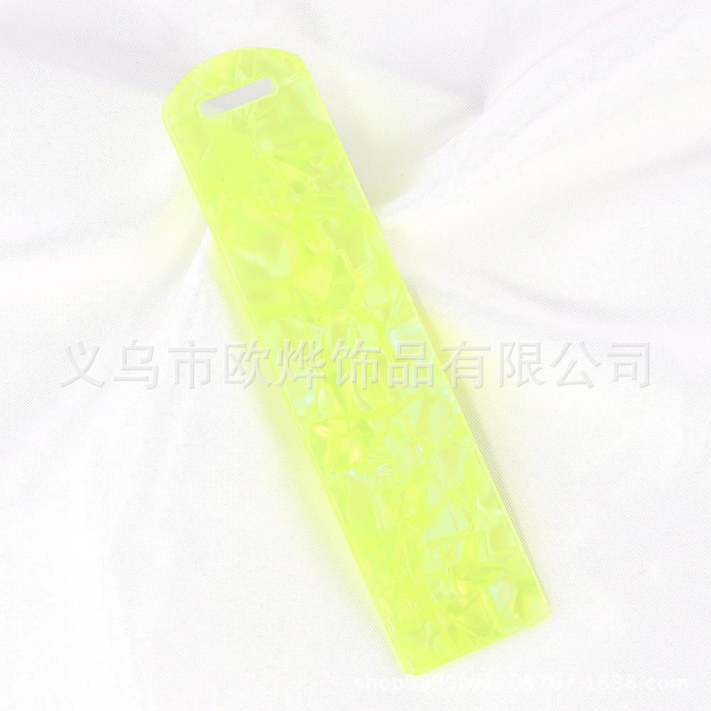 Wholesale 10pcs New Textured Acrylic Bookmark Pendant Card Bookmark