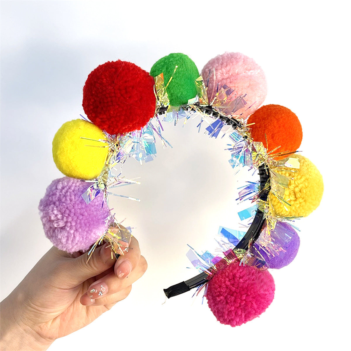 Wholesale All-match Three-dimensional High Cranium Top Pair Red New Year Holiday Headband